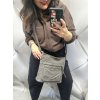 Nadčasová dámská crossbody kabelka Paulo šedá