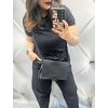 dámské trendy sportovnoelegantní crossbody Paolo bags černé