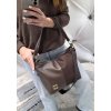 trendy značková kabelka hnědá menší laura