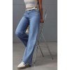 jeans světle modré široké