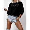 MIKINA černá oversize
