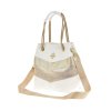 rendy kabelka laura biaggi bílozlatá luxusní kabelka
