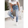 JEANS BAGGY modré větší velikosti top jeans