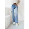 jeans světle modré zvon