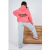 Dámská mikina Brunette korálová oversize