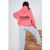Dámská mikina Brunette korálová oversize
