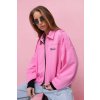 Tendy dámská jarní bunda Stay Hery na zip pink