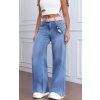Jeans světle modré větší velikosti
