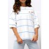 STYlové triko oversize pruh