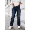 Jeans tmavě modré široké