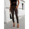 Jeans slim fit čokoláda