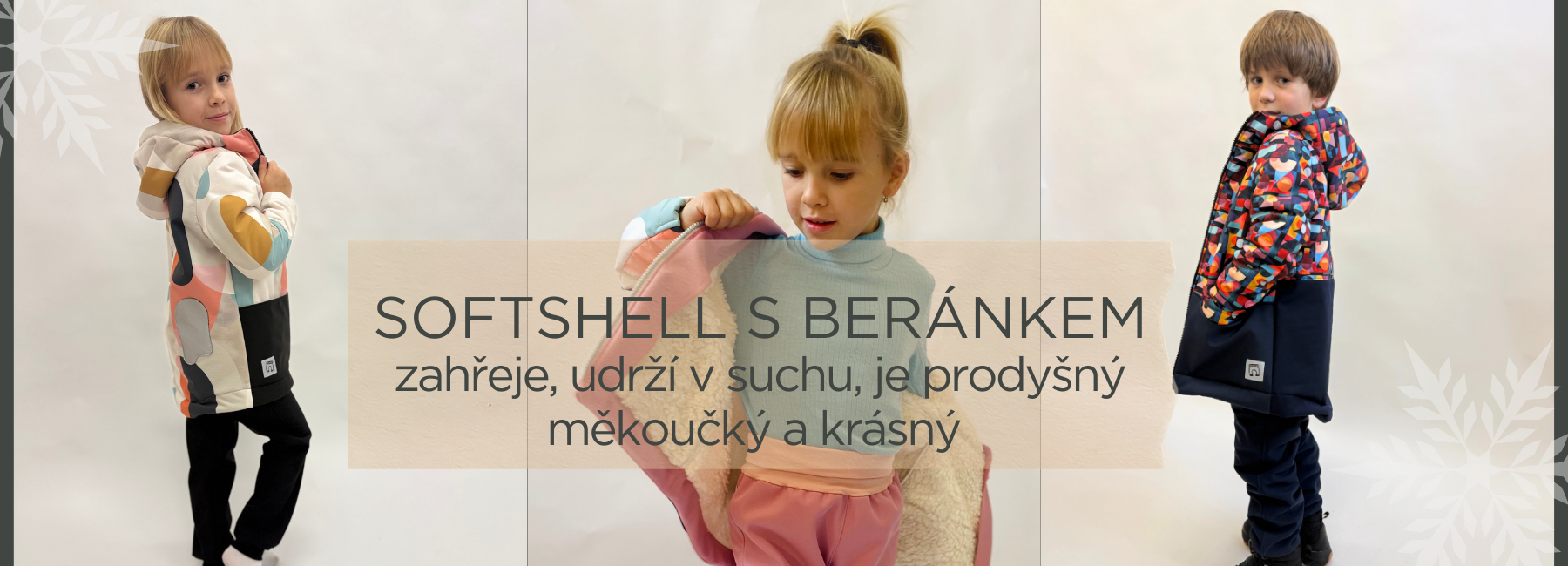 Softshell s beránkem