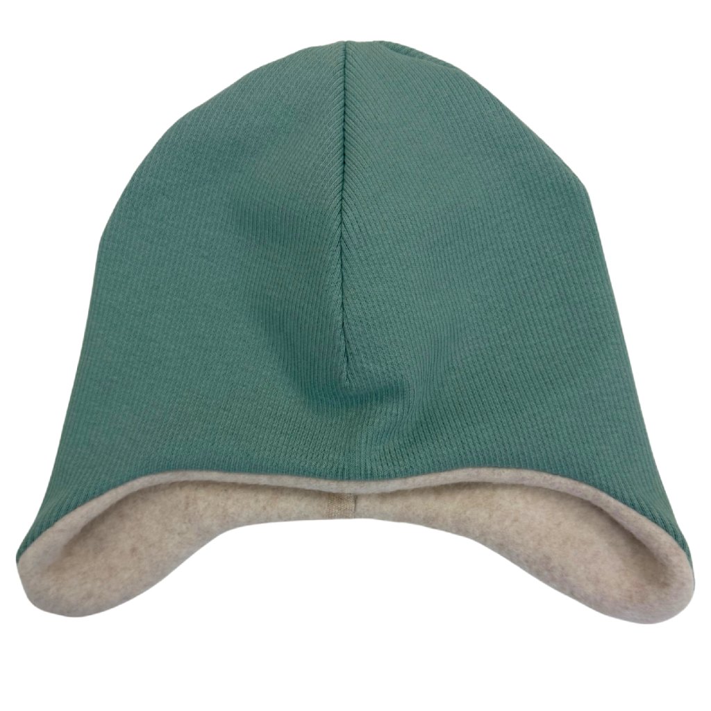 zimní čepice starozelená