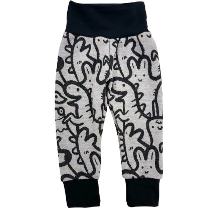 merino tepláky černé