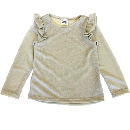 třpytivé tričko zlaté