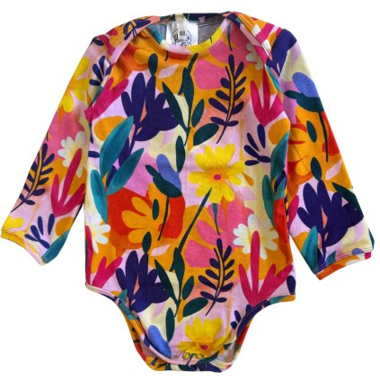 body barevné květinky