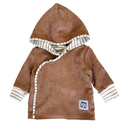 manšestrový zavinovací kabát