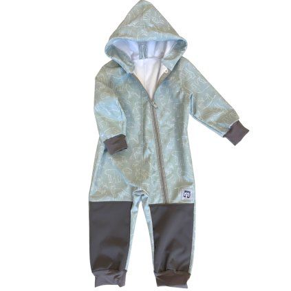Softshellový overall LESNÍ ZVÍŘÁTKA (Velikost 98)