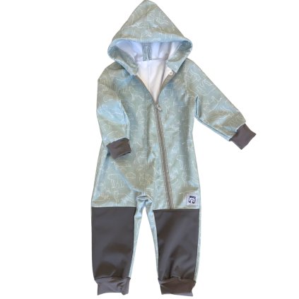 Softshellový overall LESNÍ ZVÍŘÁTKA