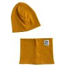 čepice a nákrčník hořčicová