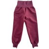 softshellové kalhoty vínové