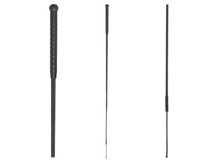 BBic drezurni Basic nylonovy cerny se syntetickym madlem jezdecky vice delek(Velikost 90 cm)