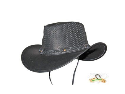 KLOBOUK kožený děrovaný (Velikost S)