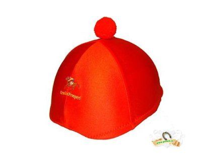 POTAH na přilbu s bambulkou (Barva béžová)