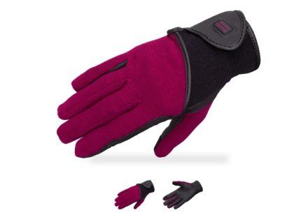 rukavice jezdecké dámské Basic Serino 4WAY Spandex pružné přilnavé
