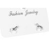 Nausnice konik stribrne 925 velikost 1 cm jezdecky doplnek