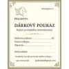 Dárkový poukaz na jezdecké potřeby
