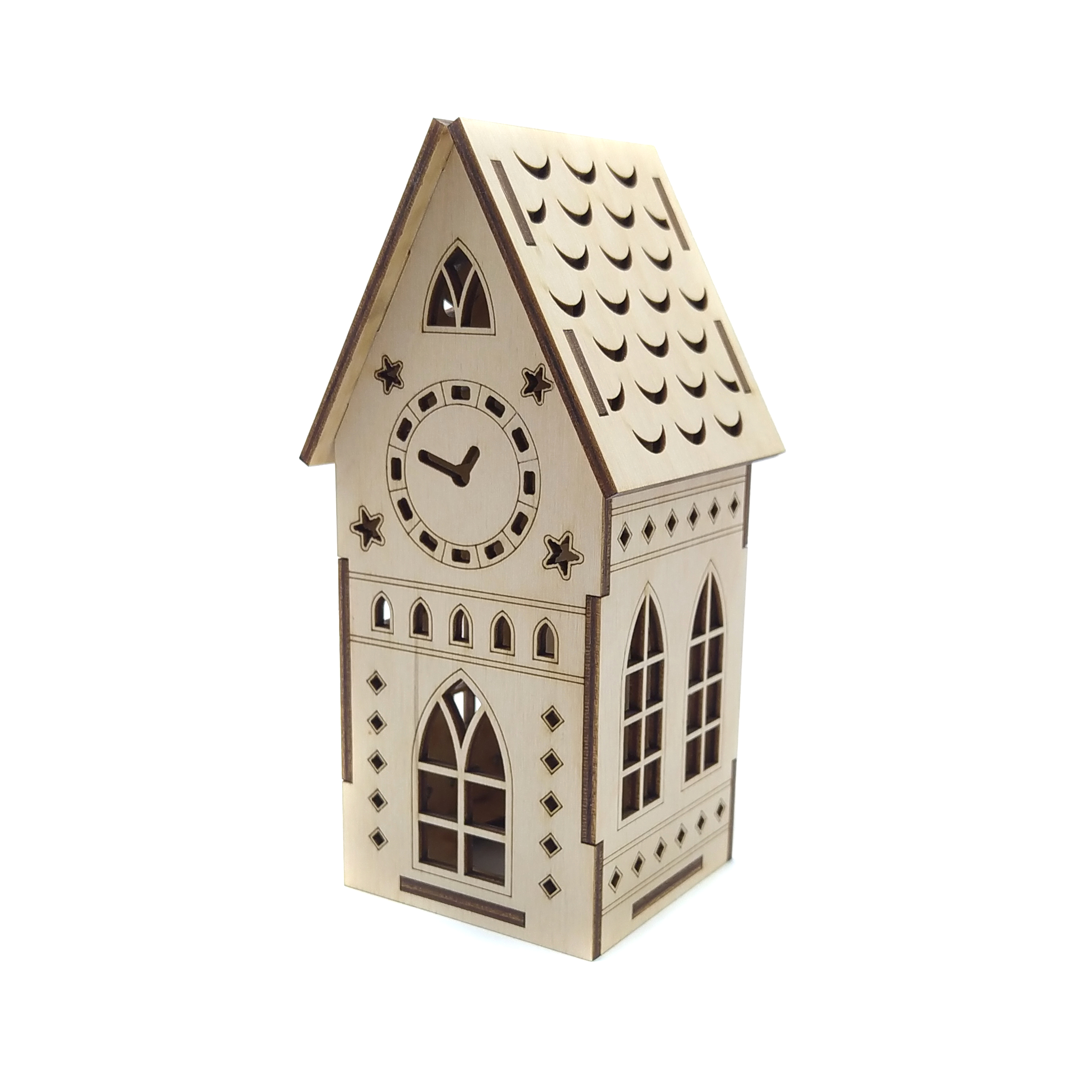 pehucraft-dřevo-vánoce-dům-svíčka-svátky-překližka-hodiny-1