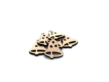 pehucraft dřevěné ozdoby dekorace dřevo vánoce zvonek zvon gravírování dárek