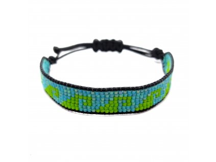 pehucraft miyuki koralky beads naramek bracelet pletený 3