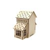 pehucraft dřevo vánoce domeček z překližky svátky překližka hodiny 4