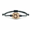 pehucraft dřevěný náramek znamení zvěrokruhu černá býk shamballa microcord buk dárek