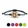 pehucraft dřevěný náramek znamení zvěrokruhu černá býk shamballa microcord buk dárek 1