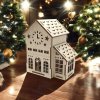 Dřevěný vánoční domeček č.10