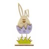 pehucraft zajíček dřevěný velikonoce ozdoba dekorace fialový na nožičkách