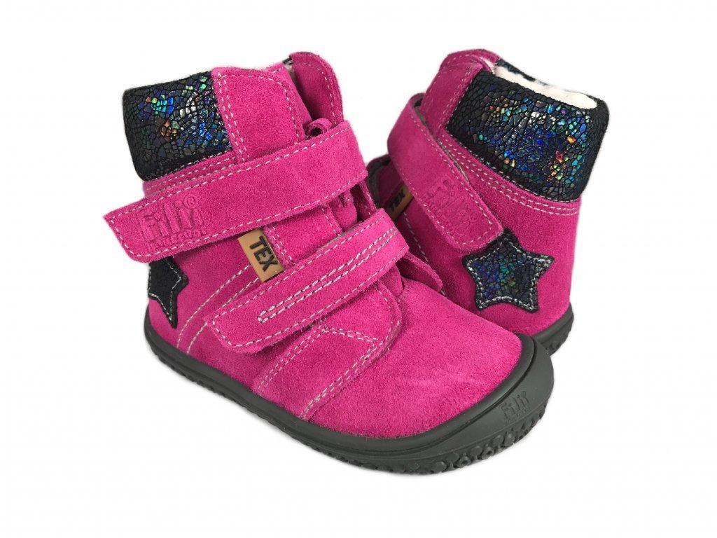 10412 3 barefoot zimni obuv filii himalaya tex pink m