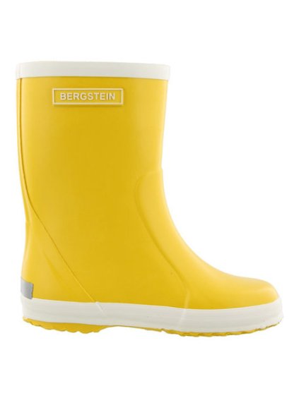 bergstein rainboots natural rubber yellow