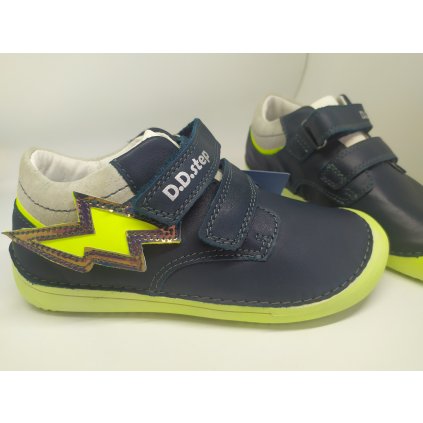 D.D.STEP 063- 753 ROYAL BLUE KOŽENÉ TOPÁNKY /TENISY