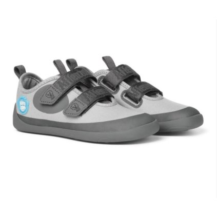 BAREFOOT TENISKY AFFENZAHN -Minimal Lowcut Cotton Dog Grey
