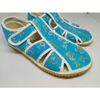 PAPUČE JONAP BAREFOOT HOME Modré
