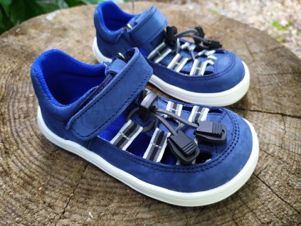 Baby Bare Shoes FEBO SUMMER NAVY SANDÁLE