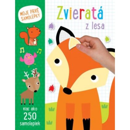 Zvieratá z lesa moje prvé samolepky svojtka 01 1000x1000h