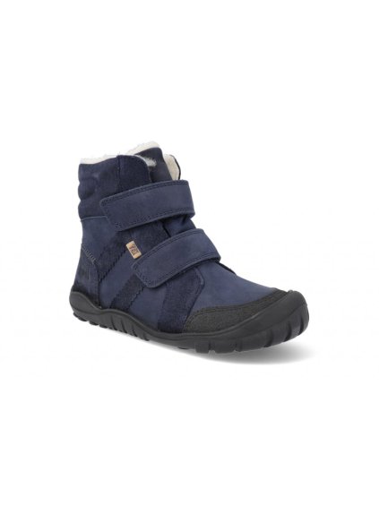 28152 04t003 232 100 barefoot zimni obuv s membranou koel4kids milo hydro tex navy modre 1