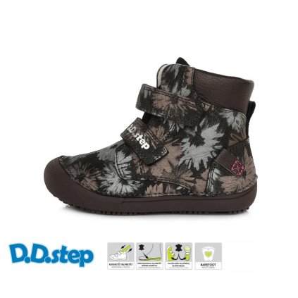 Kožené topánky D.D. STEP A063-363 B  BLACK
