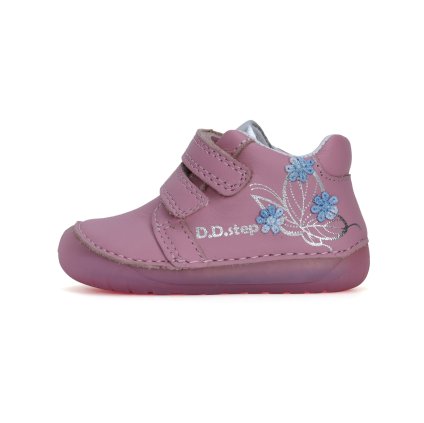 Kožené topánky D.D. Step Pink S070-41484A