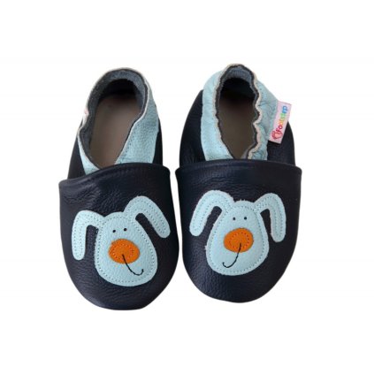 footstep kozene capacky psiky tmavomodre